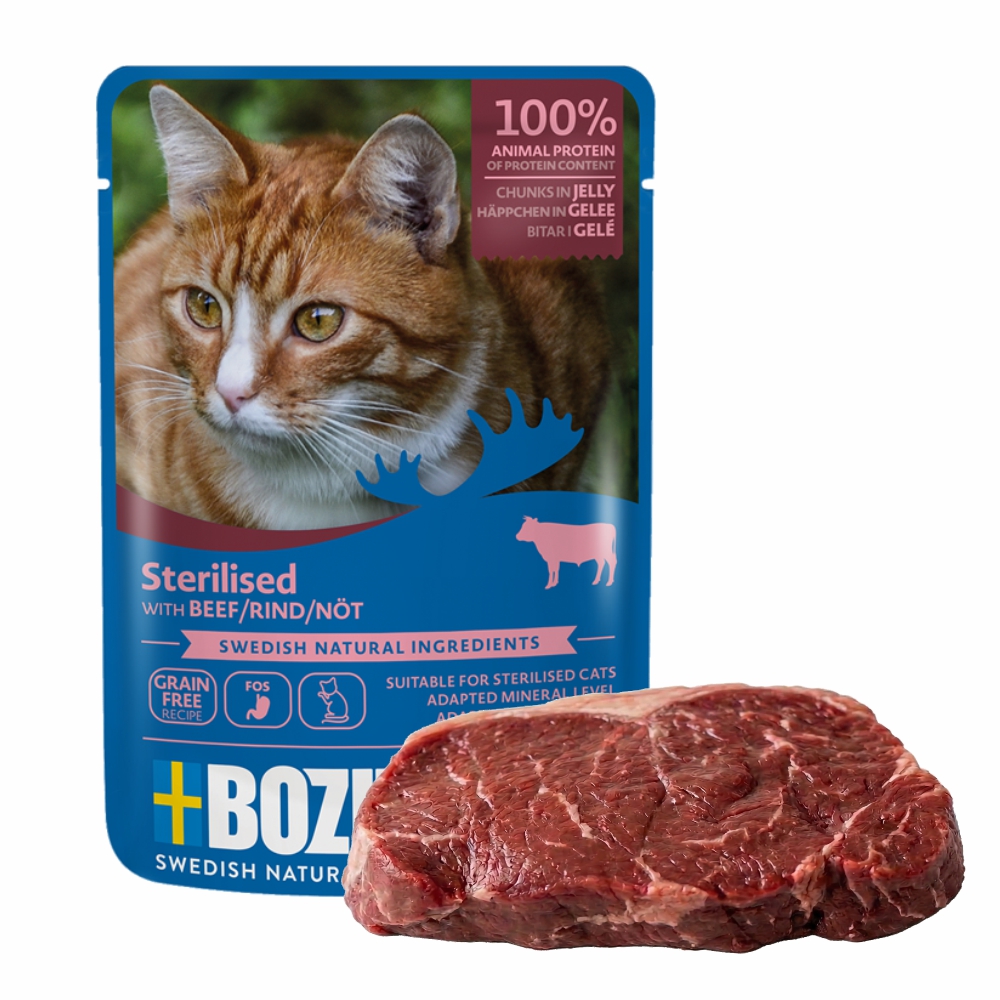 Karma BOZITA Sterilised kot 85g wołowina w galarecie